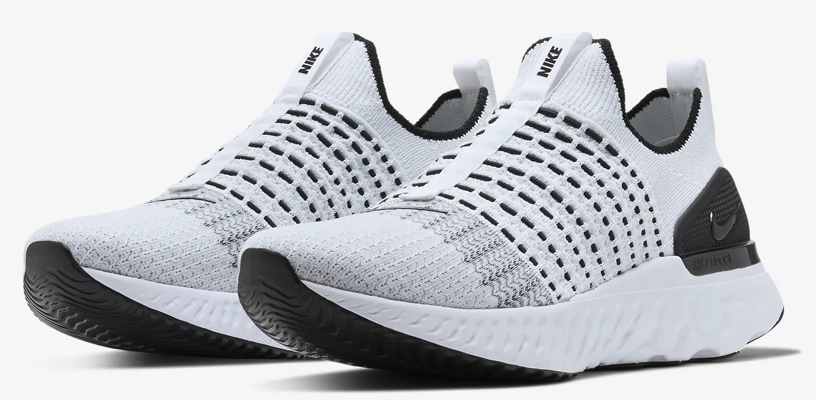 nike react phantom run flyknit 2 white pure platinum